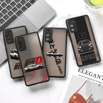 Аниме Initial D AE86 Постеры с задними фонарями Чехол для Samsung Galaxy A73 A72 A71 A53 A52 A51 A41 A33 A32 A31 A23 A22 A21s A13 A12 A11 Samsung A73 5G