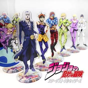Аниме Jojo Bizarre Adventure, реквизит для косплея, аксессуары, акриловая подставка, модель фигурки белый