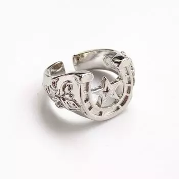 Аниме JoJo s Bizarre Adventure STEEL BALL RUN Johnny Joestar Косплей Кольцо Joe Kid JOJO Унисекс Подкова Регулируемое Кольцо Ювелирные Изделия resizable