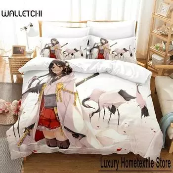 Anime Kantai Collection Bedding Set Single Twin Full Queen King Size Bed Set Adult Kid Bedroom Duvet cover bed sheet set 70x133cm 2pcs