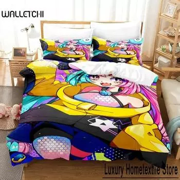 Аниме Kawaii Girs Iono Постельное белье Single Twin Full Queen King Size Кровать Комплект для взрослых и детей Спальня Пододеяльник Наборы для домашнего текстиля 70x133cm 2pcs