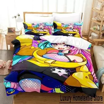 Аниме Kawaii Girs Iono Постельное белье Single Twin Full Queen King Size Кровать Комплект для взрослых и детей Спальня Пододеяльник Наборы для домашнего текстиля 70x133cm 2pcs