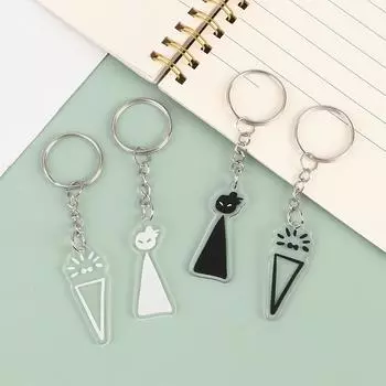 Аниме брелок Q версия акриловый брелок человек милый сумка кулон украшение