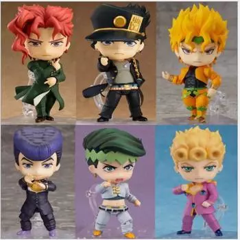 Аниме Коллекция Модель Q Версия JOJOs Bizarre Adventure Kujo Jotaro Higashikata Josuke Higashikata ПВХ Фигурка Игрушка Кукла