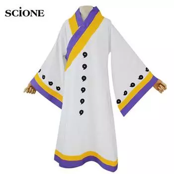 Аниме Косплей Костюм Ootutuki Kaguya Плащ Накидка Косплей Костюм Бога Чакр