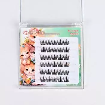 Аниме Косплей Манга Ресницы С Полосками Желейного Клея Кошачьи Эльфийские Ресницы Принадлежности для Макияжа Type B