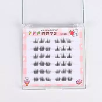 Аниме Косплей Манга Ресницы С Полосками Желейного Клея Кошачьи Эльфийские Ресницы Принадлежности для Макияжа Type C