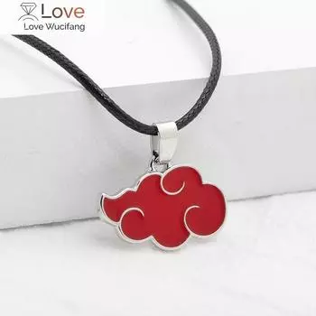 Аниме Красное Облако Ожерелье Винтажная Фигурка Подвеска Ожерелья Готическая Мода Чокер Для Фанатов Женщины Мужчины Ювелирные Изделия Подарок Модный