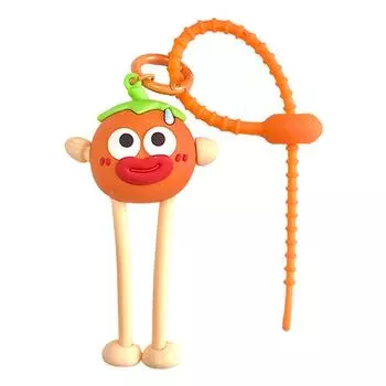 Аниме кукла мультфильм растягивающиеся руки и ноги уродливая фруктовая кукла брелок кулон креативная декомпрессионная тяга милый детский подарок as the picture