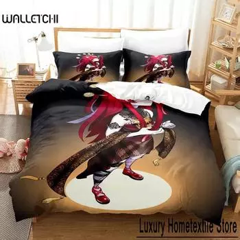 Anime Kureiji Ollie KUREIJI OLLIE Bedding Set Boys Girls Twin Queen Size Duvet Cover Pillowcase Bed Kid Adult Home Textileextile 70x133cm 2pcs