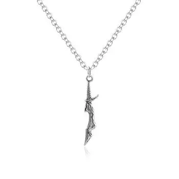 Anime Leveling Solo Sung Jin Woo Alloy Pendant Necklace For Fans Cosplay