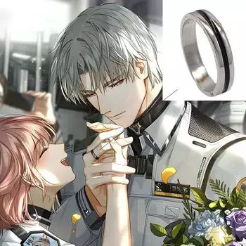 Аниме Light and Night Charlie Series Косплей в том же стиле Кольцо для возвращения на родину The Sun Аксессуары для мужчин и женщин Регулируемое отверстие как