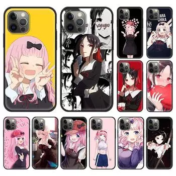Аниме Love Is War Chika Fujiwara для iPhone 13 14 11 12 Pro Max чехол 7 8 Plus SE X XR XS Max Роскошные силиконовые чехлы для телефонов iPhone 7 8 SE