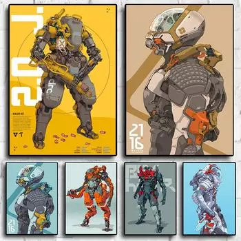 Аниме Механический Робот Ретро Печать Мультфильм Плакат Живопись Кофейня Стены Искусства Украшения Дома Гостиная Украшения Детской Комнаты 21cm30cm NoFrame