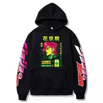 Аниме Мужская флисовая толстовка с капюшоном XS красный