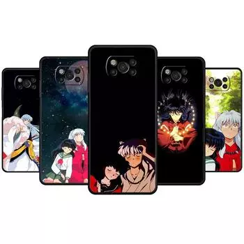 Аниме милый чехол для телефона Inuyasha для Xiaomi Poco M4 Pro 5g F3 X4 Mi 11 Lite F4 Gt M3 11t 9t 10t X3 Nfc Note 10 Trend For Mi Note 10 Lite