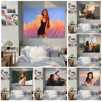 Аниме Мода Сексуальная Девушка Гобелен Офис Гостиная Гобелен Украшения Дома Настенный Гобелен 100x75cm