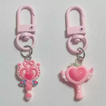 Аниме мультфильм брелок кавайная фея палочка кулон брелок универсальный рюкзак украшения аксессуары праздничные подарки