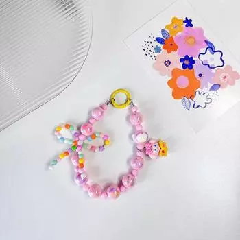 Аниме Мультфильм Китти Несколько Стилей Бисерный Чехол Для Телефона Цепь Брелок Рюкзак Аксессуары