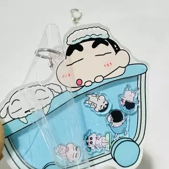 Аниме мультфильм утолщенный акриловый брелок Shake Kawaii автомобильный брелок подвеска рюкзак украшения аксессуары креативные игрушки подарки