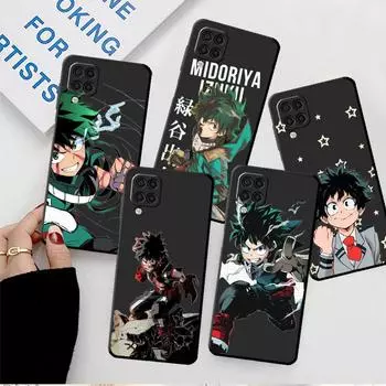 Черный чехол в стиле аниме «My Hero Academy» для Huawei P30 Lite P50 Pro P20 Lite P10 P30 Pro P40 Lite EP Smart Z P10 Lite, сумка Huawei P10