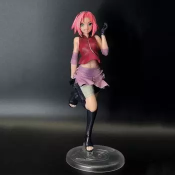 Аниме Наруто Шиппуден Наруто Галс Харуно Сакура ПВХ Фигурка Новая Игрушка Подарок