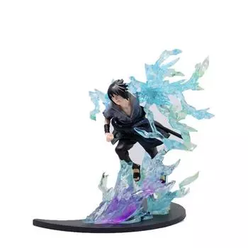 Аниме Наруто Учиха Саске Узумаки Наруто Коллекционные фигурки Модель 17 см