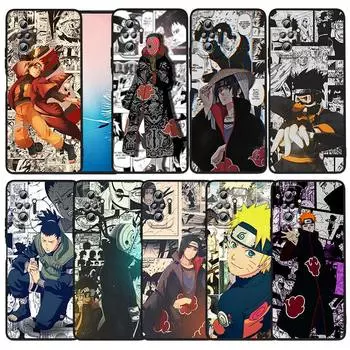 Аниме Наруто в стиле манга для Xiaomi Redmi Note 11 10S 10 9T 9S 9 8T 8 7 6 Pro Plus Max 5G черный мягкий чехол для телефона Funda Capa Redmi Note 6 Pro