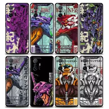 Аниме Neon Genesis Evangelion EVA чехол для телефона для Xiaomi Mi 12 12X 11 Lite 11X 11T X3 X4 NFC M3 F3 GT M4 Pro NE 5G силиконовый чехол Xiaomi 12
