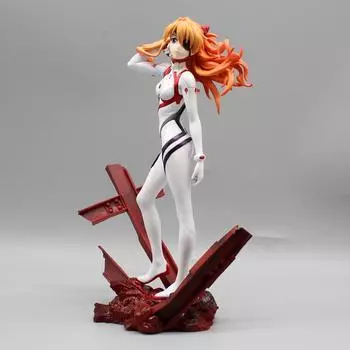 Аниме NEON GENESIS EVANGELION EVA Фигурка Аска Лэнгли Сорю Фигурка Коллекция ПВХ Модель Игрушки Подарки