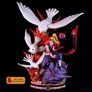 Аниме ниндзя Шиппуден Акацуки Дейдара Fight GK большая фигурка из ПВХ, статуя, игрушка в подарок