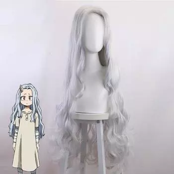 Аниме Новый Аниме Мой Герой Академия Эри Чисаки Женский Серый Синий Парик Косплей Термостойкие Синтетические Парики One Size серебряный