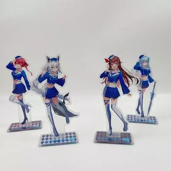 Аниме Новый Hololive Vtuber акриловые сумки Usada Pekora Uruha Rushia Hosimati Suisei Inugami Korone, сумки-подставка, модель, фигурка 15 cm