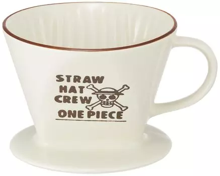 Anime ONE PEICE Cafe Style Dripper Diameter 11.5cm White 128154
