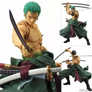 Аниме One Piece 18 см BJD Roronoa Zoro Joints подвижная ПВХ фигурка Коллекция Модель игрушки 18cm