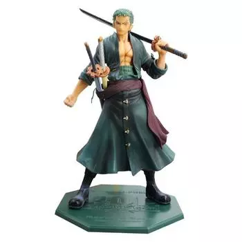 Аниме One Piece 2 года спустя POP Ророноа Зоро фигурка модель игрушка подарок 24cm-No Box зелёный