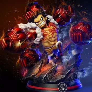 Аниме One Piece Фигурка Monkey D Luffy Фигурка The Island of Ghosts Group Crow Cannon Luffy Модель Кукла Игрушка Подарок разноцветный