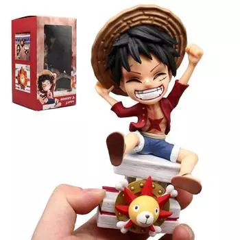 Аниме One Piece Фигурки Луффи Обезьяна D Луффи Фигурки ПВХ Модель Коллекция Орнамент Игрушки Подарки на День Рождения no box