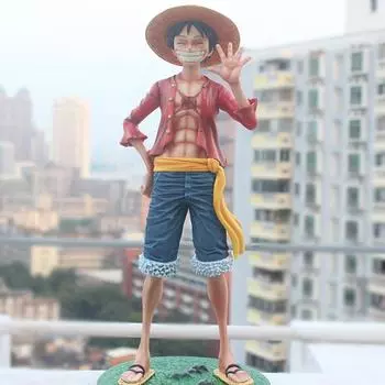 Аниме One Piece Gk Статуэтка Луффи Смайли ПВХ 1/4 Масштаб Коллекционная Фигурка Игрушки Для Мужчин Подарков на Рождество разноцветный