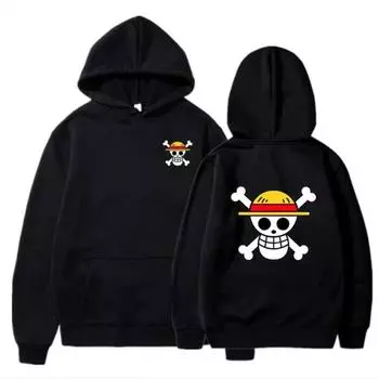 Аниме One Piece Hoodies Мужские и женские осенне-зимние повседневные пуловеры хлопковые толстовки с капюшоном модные спортивные костюмы топы уличная одежда S