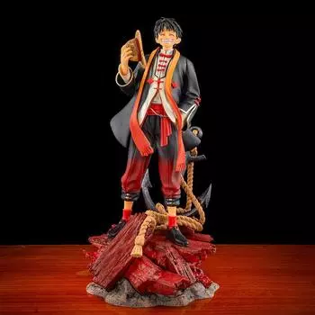 Аниме ONE PIECE Monkey D Luffy GK Tang Dynasty Одежда Фигурка ПВХ Коллекция Фигурка Модель Игрушки Кукла Подарок