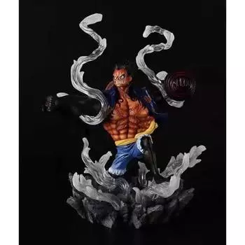 Аниме One Piece Рисунок Луффи Шестерня 4 Фигурку ПВХ Фигурку Статуя Коллекционная Модель Куклы Игрушки One Size чёрный
