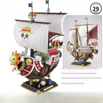 Аниме One Piece Thousand Sunny Going Merry Boat ПВХ фигурка коллекция пиратская модель корабля игрушка сборка рождественский подарок