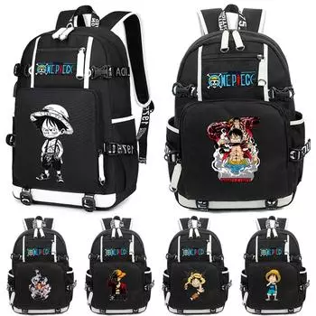 Аниме One Piece Высококачественный рюкзак для школьников, подростков, школьная сумка для девочек и мальчиков, унисекс, рюкзак для школьников, детей, мужчин и женщин, дорожная сумка, рюкзак