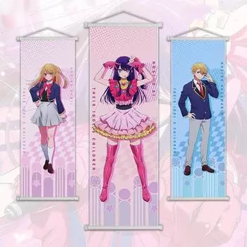 Аниме Оши но Ко фигурки плакат висит прокрутка тканевые постеры