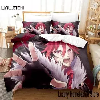 Anime parure de lit Bed Show By Rock! Bedding Set Single Twin Full Queen King Size Bed Set Adult Kid Bedroom Duvet cover Sets 70x133cm 2pcs