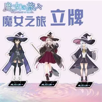 Аниме Периферийный Ведьмовской тур Ирена Флан Метла Акриловые Стоящие Знаки Украшения 01