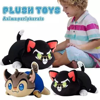 Anime Peripheral Plush Toy Dolls One Size синий