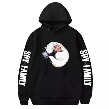 Аниме периферия свитер с капюшоном топ мужской и женский длинные рукава XS
