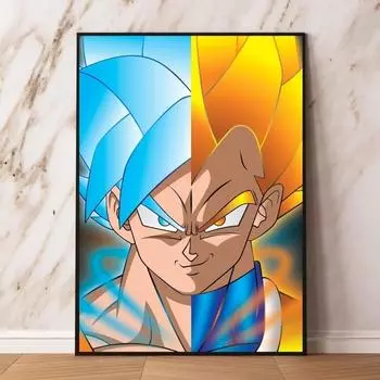 Аниме персонаж Dragon Ball и Vegeta картина подарок на день рождения принт и украшение с принтом 21cm30cm NoFrame